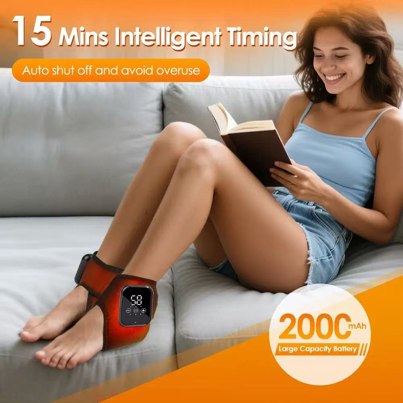 Heated Foot Massager Electric  - Ankle Brace Support review and price