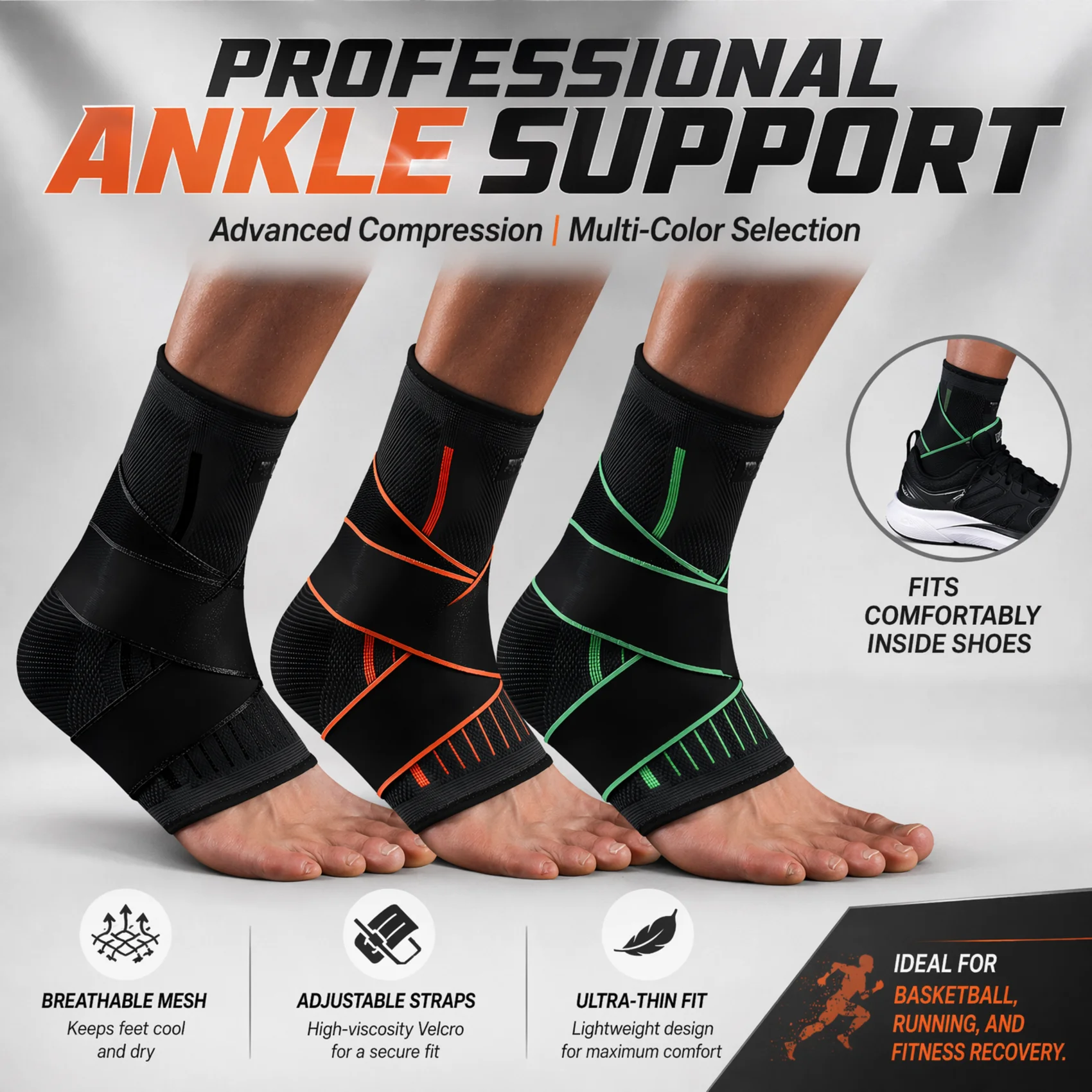 Breathable Compression Ankle B - Ankle Brace Support review and price