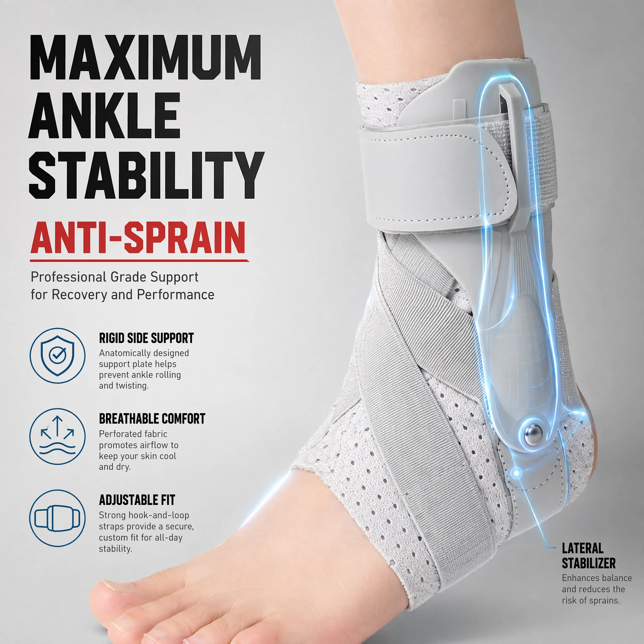Ankle Brace with Side Stabiliz - Ankle Brace Support review and price