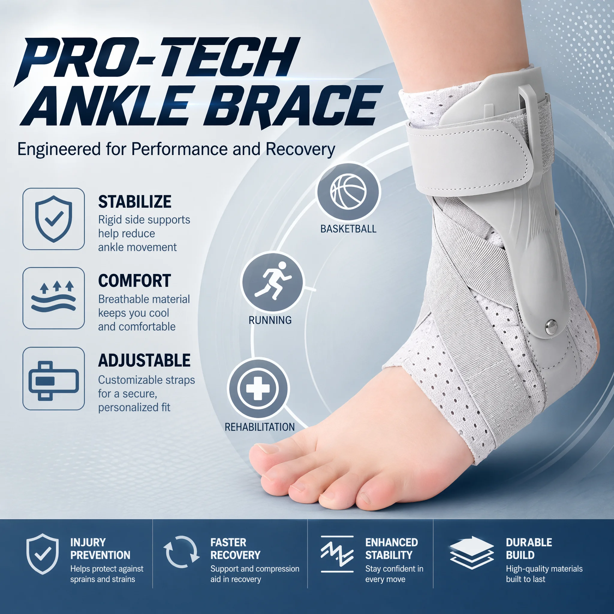 Ankle Brace with Side Stabiliz - Ankle Brace Support review and price