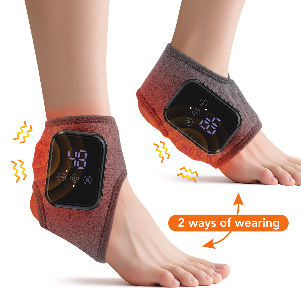 Rechargeable Hot Compress Vibr - Ankle Brace Support review and price