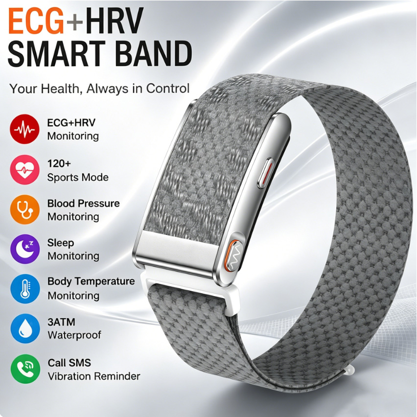 Smart Health Bracelet ECG HRV  - Health Wellness Activities review and price