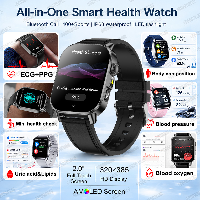 2026 Ultra AI Wellness ECG+PPG - Health Wellness Activities review and price